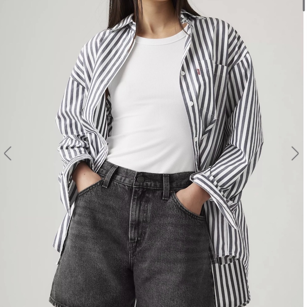 Levi's Black Jean Shorts